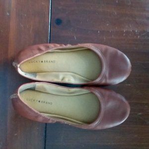 Girl's Lucky Brand Brown Flats